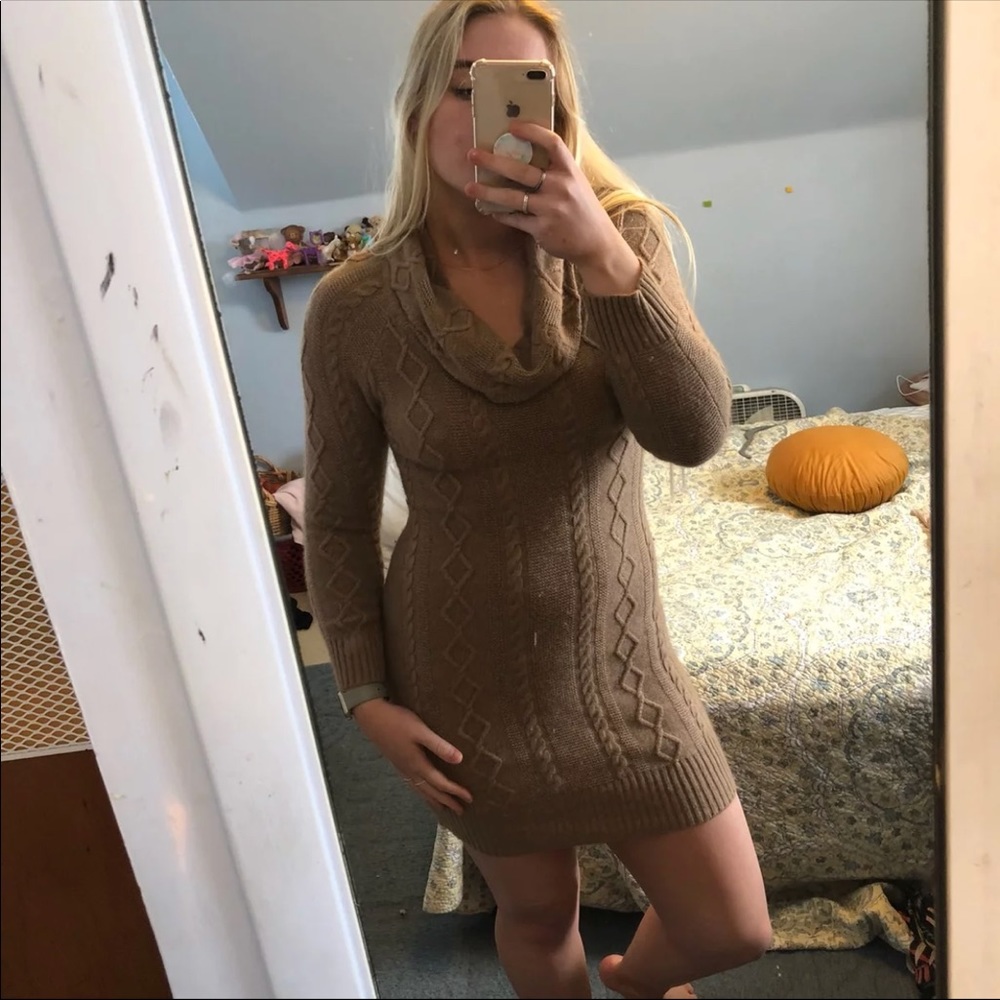 🎊Cowl Neck Sweater Dress